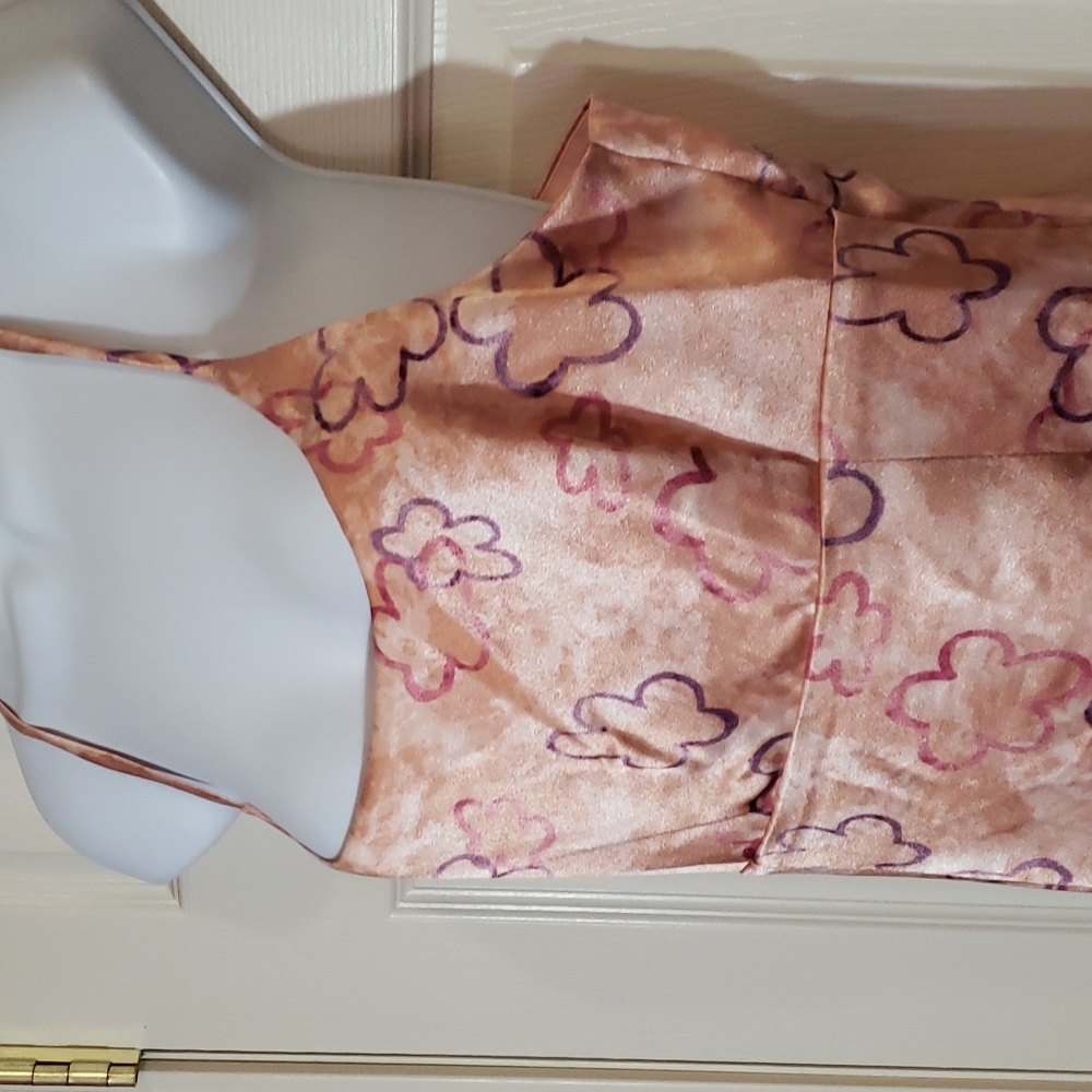 Wild Fable slinky pink spaghetti strap Slip Dress - Picture 3 of 8